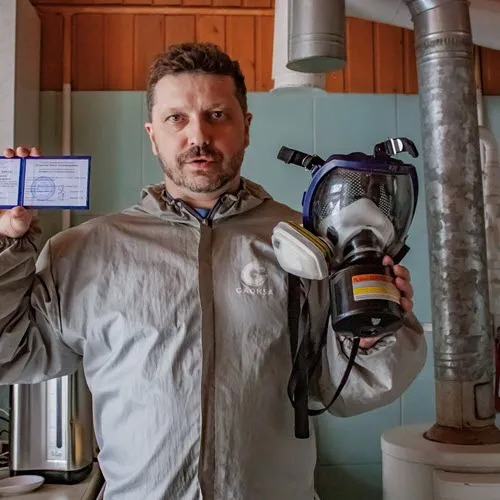 ФОТО Удаление плесени в Романовке